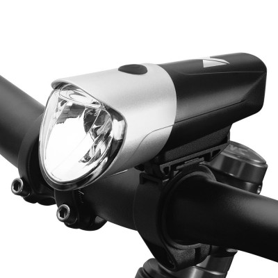 Wozinsky Front Bicycle Light USB charged black-silver (WFBLB1)