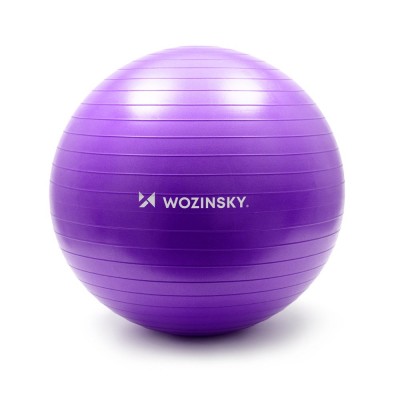 Wozinsky Gymnastic ball 65cm purple