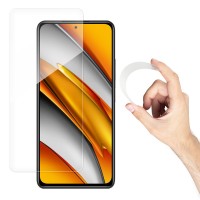 Wozinsky Nano Flexi Glass Hybrid Screen Protector Tempered Glass for Xiaomi Redmi K40 Pro+ / K40 Pro / K40 / Poco F3 / Mi 11i
