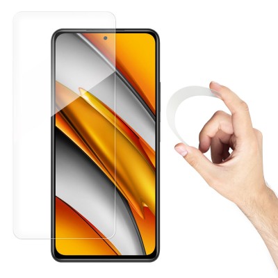 Wozinsky Nano Flexi Glass Hybrid Screen Protector Tempered Glass for Xiaomi Redmi K40 Pro+ / K40 Pro / K40 / Poco F3 / Mi 11i
