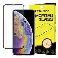 Wozinsky Tempered Glass Full Glue Super Tough Screen Protector Full Coveraged with Frame Case Friendly for Apple iPhone 11 Pro / iPhone XS / iPhone X black