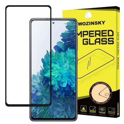 Wozinsky Tempered Glass Full Glue Super Tough Screen Protector Full Coveraged with Frame Case Friendly for Samsung Galaxy A52 5G / A52 4G black