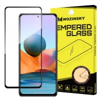 Wozinsky Super Durable Full Glue Full Glue Full Screen Tempered Glass with Frame Case Friendly Xiaomi Redmi Note 10 Pro / Xiaomi 12T / 12 T Pro / Mi 11i / Mi 11T / Mi 11T Pro / POCO F3 Black