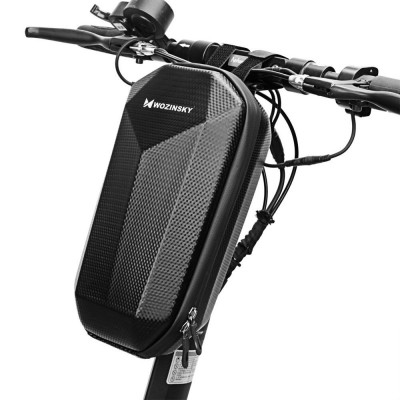 Wozinsky Waterproof electric scooter handlebar bag 4 L black (WSB2BK)