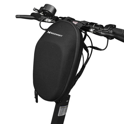 Wozinsky Waterproof electric scooter handlebar bag 4L black (WSB1BK)