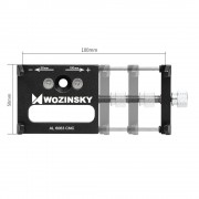 Wozinsky adjustable phone bike mount holder for handlebar black (WBHBK1)