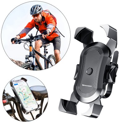 Wozinsky bicycle motorcycle handlebar phone 360 holder black (WBHBK2)