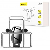 Wozinsky horizontal / vertical Gravity Car Mount Phone Holder for Air Outlet  black (WCH-04)