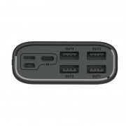 Wozinsky powerbank 30000mAh 4 x USB with LCD display 2 A black (WPB-001BK)