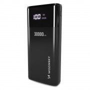 Wozinsky powerbank 30000mAh 4 x USB with LCD display 2 A white (WPB-001WE)