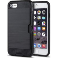 Defender Card θήκη για iPhone 6/6s Μαύρη