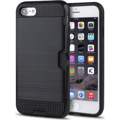 Defender Card θήκη για iPhone 6/6s Μαύρη