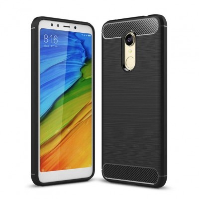 Θήκη Hurtel Carbon  Flexible Cover TPU  για Xiaomi Redmi 5 Plus μαύρο