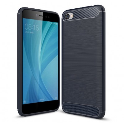 Carbon Θήκη Flexible Cover TPU Case για Xiaomi Redmi Note 5A Standard Μπλε