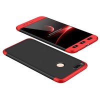 GKK 360 Protection Θήκη Full Body Cover για Xiaomi MiA1 μαύρο-κόκκινο
