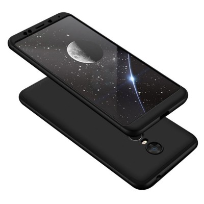 GKK 360 Protection Full Body Cover θήκη για Xiaomi Redmi 5 Plus Μαύρο