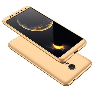 GKK 360 Protection Full Body Cover θήκη για Xiaomi Redmi 5 Plus χρυσό