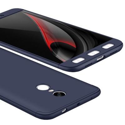GKK 360 Protection Full Body Cover θήκη για Xiaomi Redmi Note 4 (MediaTek) μπλε