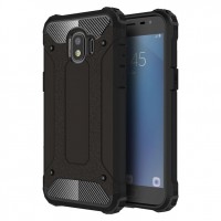 Hurtel Hybrid Armor Θήκη Rugged Cover για Samsung Galaxy J2 Pro J210 μαύρο