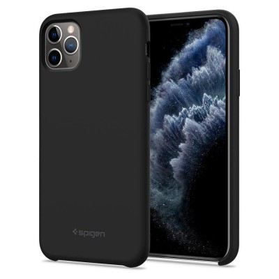 Spigen Silicone Fit Iphone 11 Pro Μαύρο