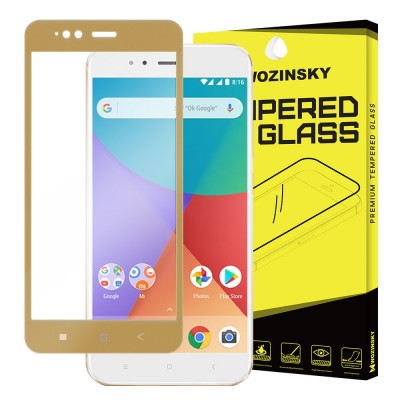 Wozinsky Full Cover Tempered Glass 9H για Xiaomi MiA1 Χρυσό