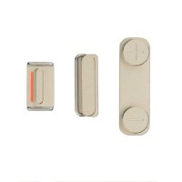 Πλήκτρα Power On/Off + Έντασης + Σίγασης για iPhone 5s Χρυσό