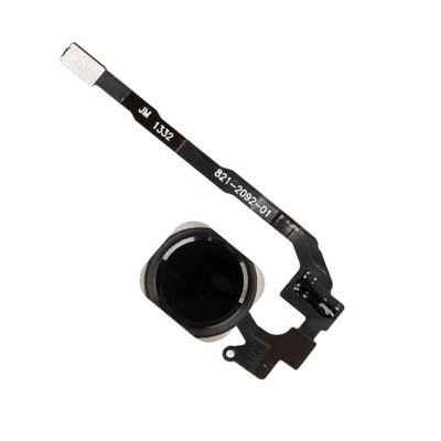 Home button with flex for Apple iPhone 5s Μαύρο