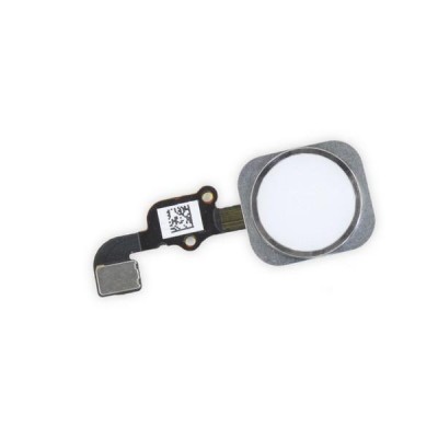 Home button with flex για Apple iPhone 6s/6s Plus Ασημί