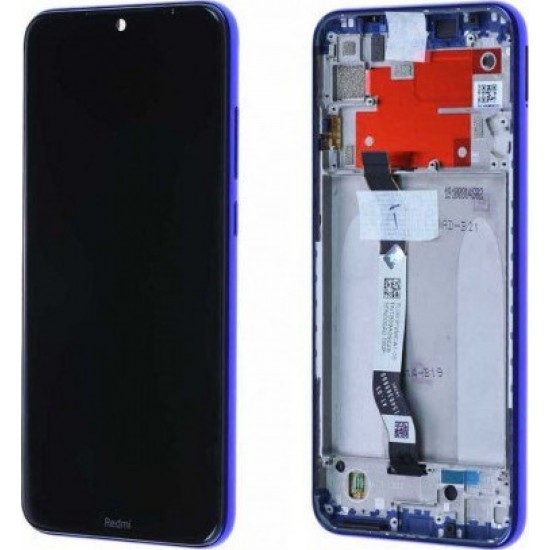 Xiaomi Οθόνη με Μηχανισμό Αφής και Πλαίσιο για Redmi Note 8T (Μπλε)
