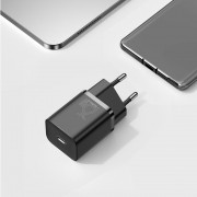 Baseus Super Si fast charger Quick Charge 3.0 Power Delivery 25W 3A + Cable USB Type C - USB Type C 3A 1m black (TZCCSUP-L01)