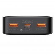 Baseus Bipow fast charging powerbank 20000mAh 20W black (Overseas Edition) + USB-A - Micro USB cable 0.25m black (PPBD050501)