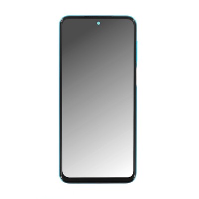 Γνήσια Οθόνη + Πλαίσιο για Xiaomi Redmi Note 9S aurora blue 560003J6A100 (original service pack)