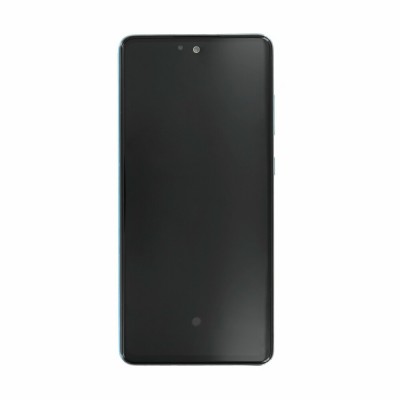 Γνήσια Οθόνη + Πλαίσιο + Μπαταρία A725 για Samsung Galaxy A72 4G GH82-25541A Μπλε (original service pack)