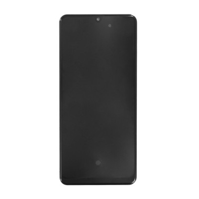 Γνήσια Οθόνη + Πλαίσιο A315F για Samsung Galaxy A31 Μαύρο GH82-22761A (original service pack)