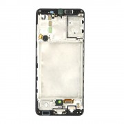 Γνήσια Οθόνη + Πλαίσιο A315F για Samsung Galaxy A31 Μαύρο GH82-22761A (original service pack)