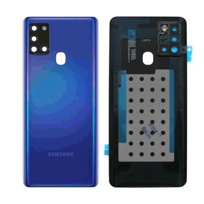Γνήσιο Πίσω Καπάκι για Samsung Galaxy A21s A217F blue (GH82-22780C)