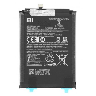 Xiaomi Battery BN55 5020mAh for Redmi Note 9S 460200002F5Z Service Pack