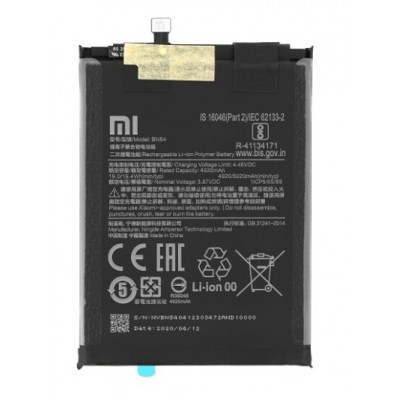 Xiaomi Battery BN54 5020mAh for Redmi Note 9 460200001J1G Service Pack