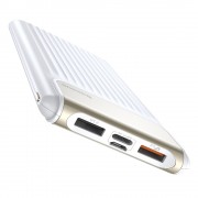 Baseus Thin Digital Power Bank External Batterie 10000 mAh QC3.0 2x USB 1x USB Type C 2.1A Quick Charge 3.0 white (PPYZ-C02)