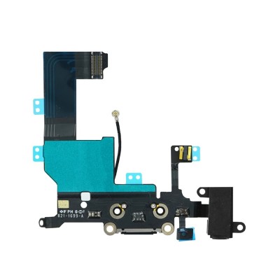 Πλακέτα Φόρτισης - Μικρόφωνο για iPhone 5 Μαύρο