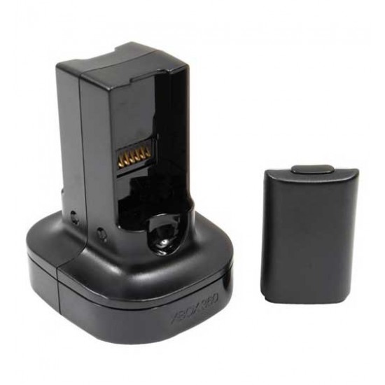 Xbox 360 Quick Charge KIT με Μπαταρία 2400mAh - Black
