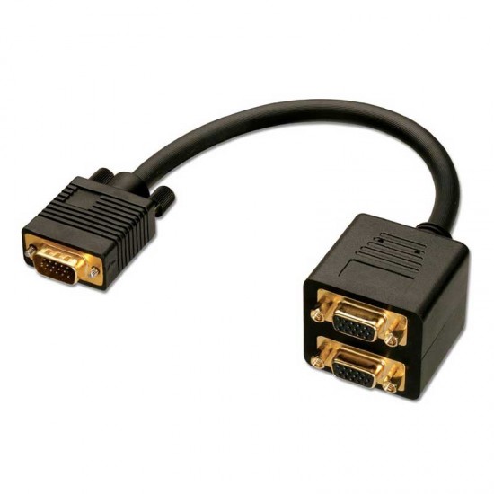 VGA MALE - 2 X VGA FEMALE