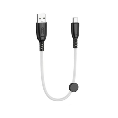XO-NB247 USB 2.0 Cable USB-C male - USB-A 6 Amps Λευκό 0.25m