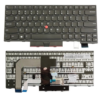 Πληκτρολόγιο Laptop Lenovo ThinkPad T470 / T480 / L480 / A475 / A485 US Μαύρο