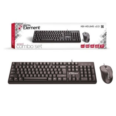 Σετ Πληκτρολόγιο / Ποντίκι Digital Element KB-145UMS v2.0