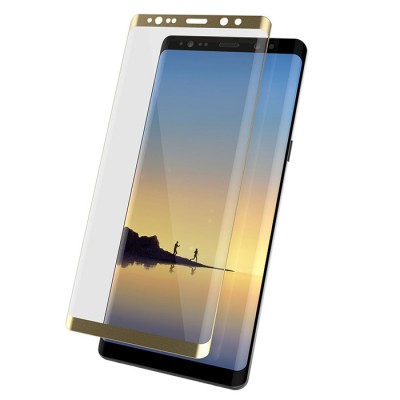 3D Full Cover Προστασία Οθόνης Samsung Galaxy Note 8 χρυσό