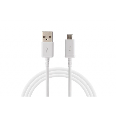 Samsung ECB-DU4AWE USB σε micro USB καλώδιο 1m λευκό (bulk)