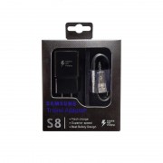 Samsung EP-TA20EBE Φορτιστής 2A + EP-DG950CBE USB Type-C Καλώδιο 1.2m retail packaging μαύρο