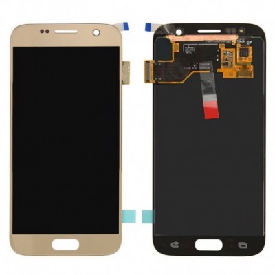 Οθόνη και Μηχανισμός Αφής Samsung Galaxy S7 G930F Χρυσή (GH97-18523C)
