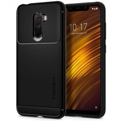 Spigen Rugged Armor Xiaomi Pocophone F1 Μαύρο